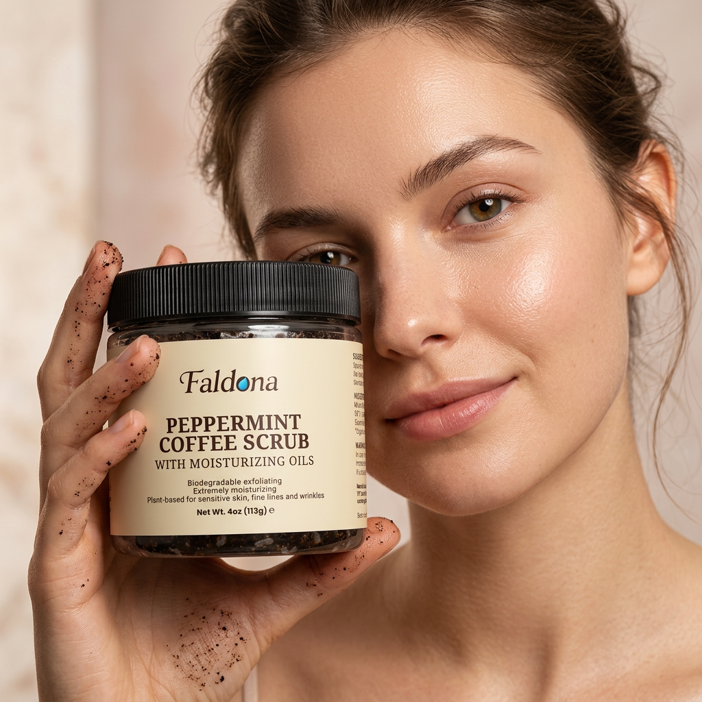Peppermint Coffee Scrub