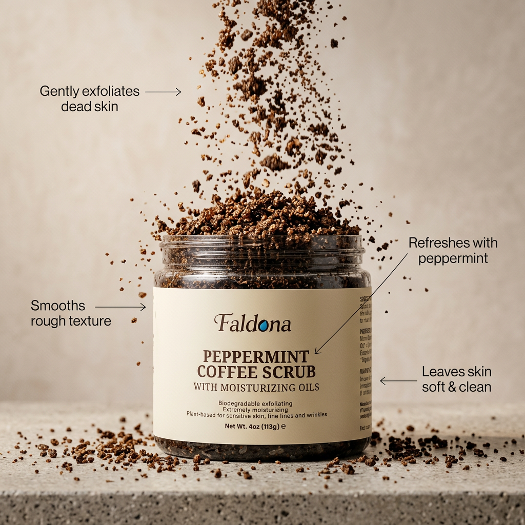Peppermint Coffee Scrub
