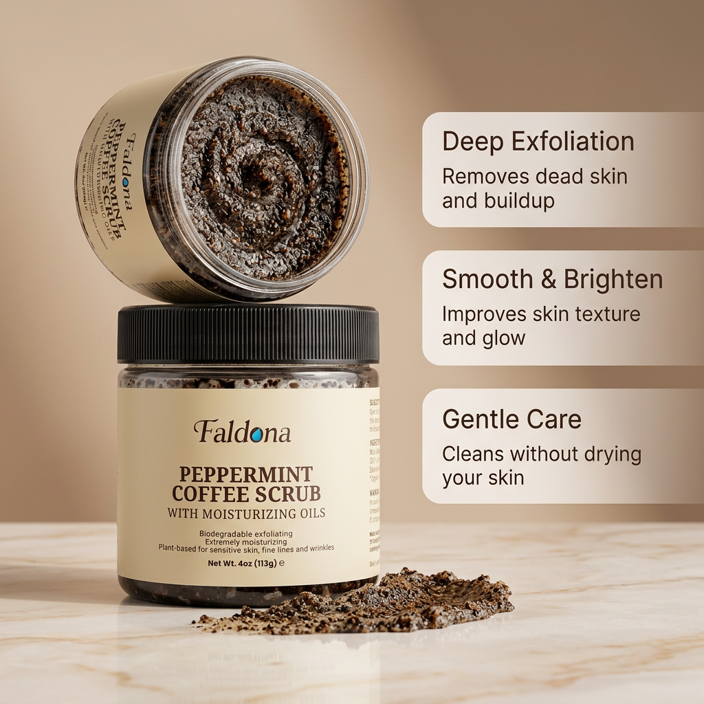Peppermint Coffee Scrub